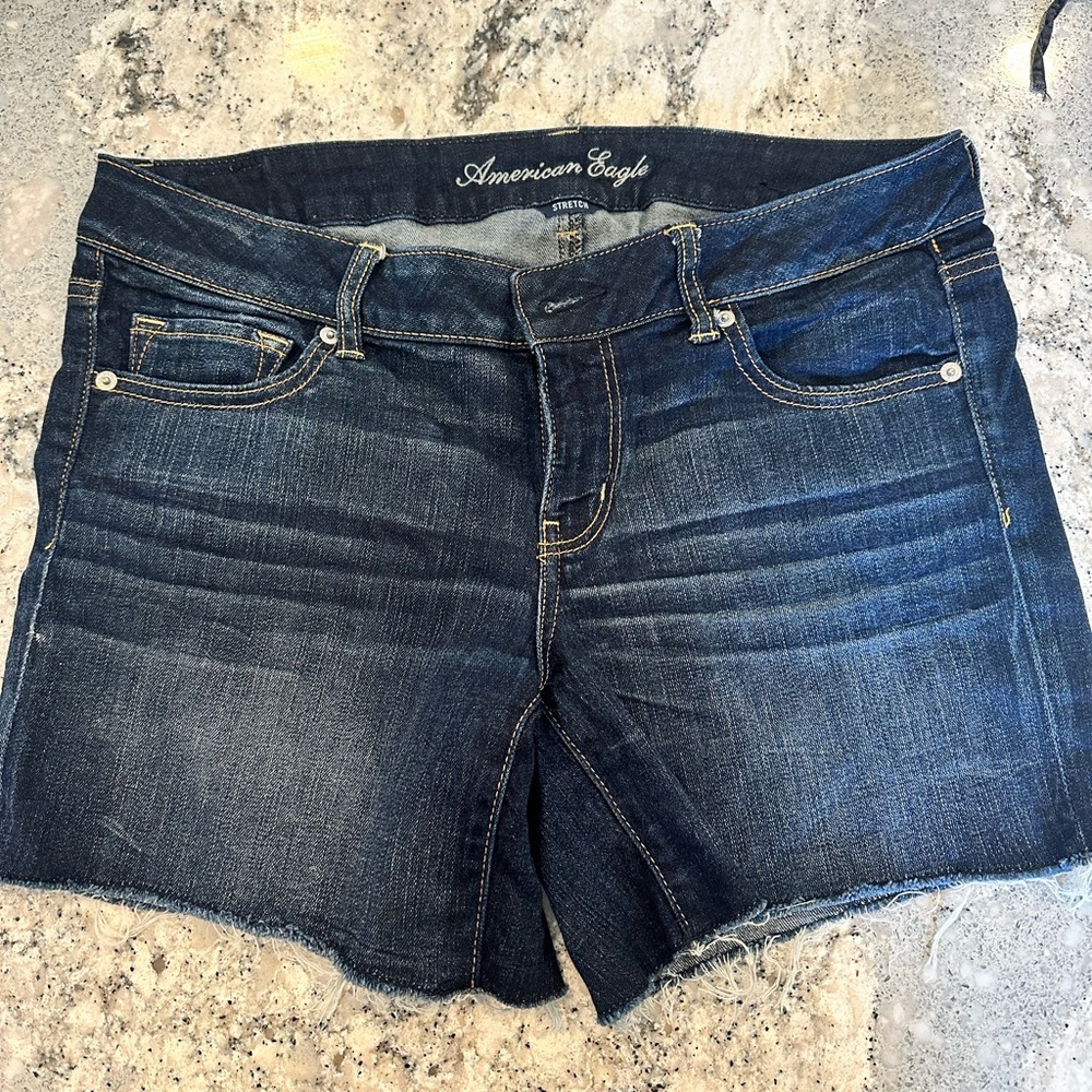 American Eagle stretch midi short